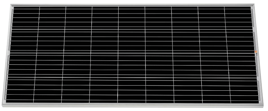 Horizontal RICH Solar rigid 200W solar panel for RV's.
